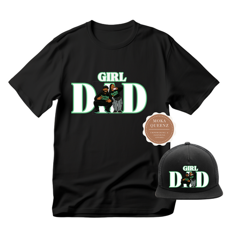 Custom Cartoon Dad Shirt and Hat Set