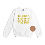 Bamboo Earrings Around the Way Girl Shirt