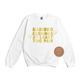 Bamboo Earrings Around the Way Girl Shirt