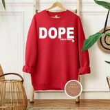 DST 1913 Sweatshirt , Red Sweatshirt with white graphic