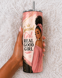 Black Woman Affirmation Tumbler | 20 oz Insulated Cup | Gift for Her