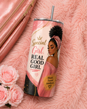 Black Woman Affirmation Tumbler | 20 oz Insulated Cup | Gift for Her