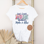 Mom T Shirt with Kids Names