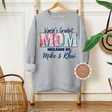 Mom Sweatshirt with Kids Names