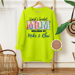 Mom Sweatshirt with kids name