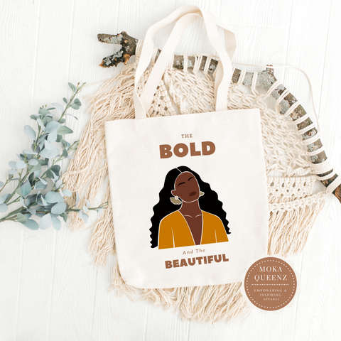 Black Women Tote Bag