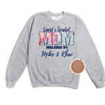 Mom Sweatshirt with Kids Names