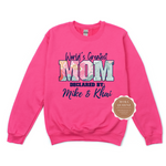 Mom Sweatshirt with Kids Names