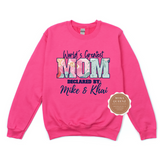 Mom Sweatshirt with Kids Names