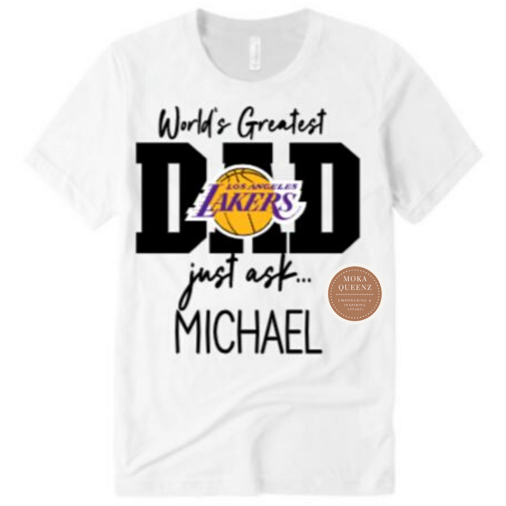 Lakers dad best sale shirt