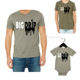 Matching Dad and Son Shirts| Stone T-shirt with black and white text - Moka Queenz 
