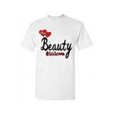 Couple Shirts | Beauty Couple T Shirt - White, Black, red - MoKa Queenz