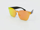 Mirrored Sunglasses | Eye Catching Mirrored Glasses - Orange - Moka Queenz