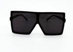 Oversized Sunglasses | Eyes Wide Open Oversized Glasses - Black - MoKa Queenz
