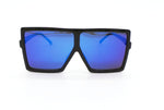Oversized Sunglasses | Eyes Wide Open Oversized Glasses - Black and Blue - MoKa Queenz