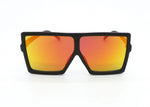 Oversized Sunglasses | Eyes Wide Open Oversized Glasses - Black and Orange - MoKa Queenz