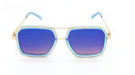 Aviator Sunglasses | Taste of Tropics Aviator Sunglasses - Blue - MoKa Queenz