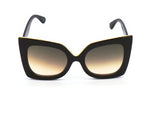 Oversized Sunglasses | She's So Shady Sunglasses - Black - MoKa Queenz