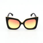 Oversized Sunglasses | She's So Shady Sunglasses - Orange and Yellow - MoKa Queenz