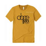 Dope Black Girl - Mustard Yellow T shirt with Black text