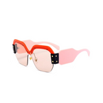 Retro Sunglasses | Pink Oversized Sunglasses - MoKa Queenz