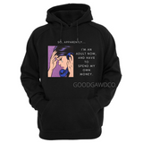 Spoiled Brat Hoodie - Trendy Hoodie - Urban Hoodie - Purple Image Hoodie - Dramatic Hoodie - Pop Art Hoodie - GAWD Hoodie - Graphic Hoodie - MoKa Queenz