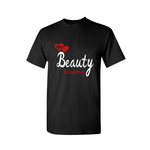 Couple Shirts | Beauty Couple T Shirt - Black, red, white - MoKa Queenz