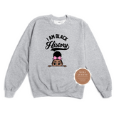 Kids Sweatshirts | Gray Sweatshirt with Black and brown graphic