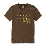 Dope Black Girl - Brown T shirt with gold text