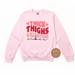 Thick Thighs Valentine Vibes Shirt