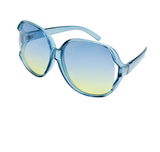 Oversized Sunglasses - Sweet Treats - Blue - Moka Queenz