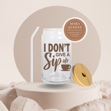 Iced Coffee Glassware