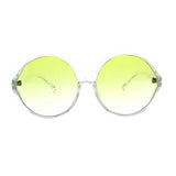 Round Sunglasses - Round the World - Yellow - Moka Queenz