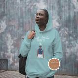 Rich Auntie Vibes | Sage Green Hoodie with Rich Auntie Graphic