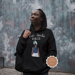 Rich Auntie Vibes | Black Hoodie with Rich Auntie Graphic