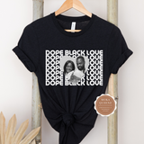 Black Love Couples T Shirts