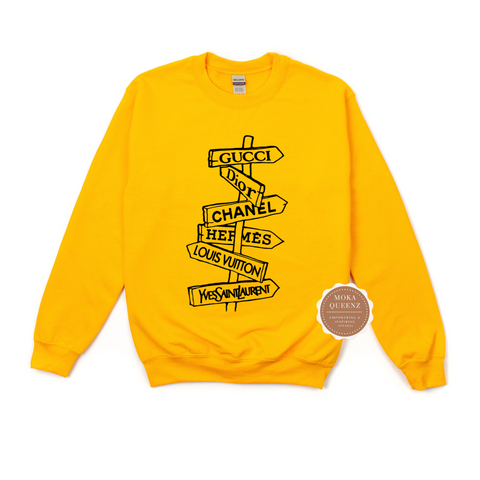 black and yellow louis vuitton sweater