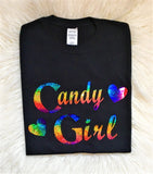 New Edition - Candy Girl T Shirt - Black - MoKa Queenz