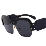 Retro Sunglasses | Black Oversized Sunglasses - MoKa Queenz