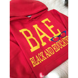 Melanin Shirt - BAE Sweatshirt - Red - MoKa Queenz