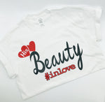 "Beauty & the Beast" Matching Couples T-shirts - Mo-Ka Queenz