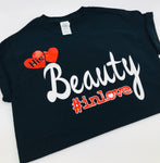 "Beauty & the Beast" Matching Couples T-shirts - Mo-Ka Queenz